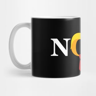 "Nope" Trump Orange Face Red Tie Wig Mug